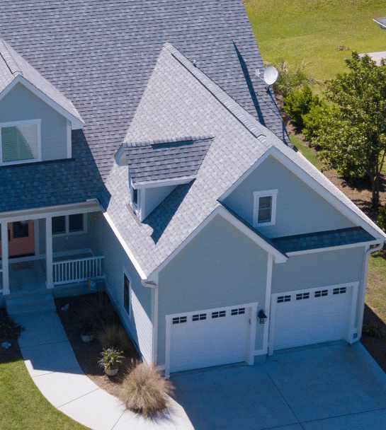 asphalt shingle rooftop