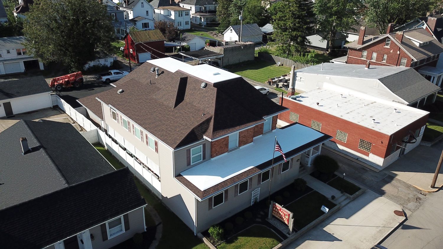 commercial shingle roof