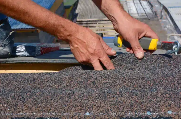 how to cut shingles using cutters on roof