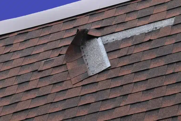 missing shingles showing signs of storm damage