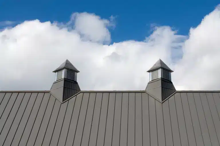 Dormer vents on roof top