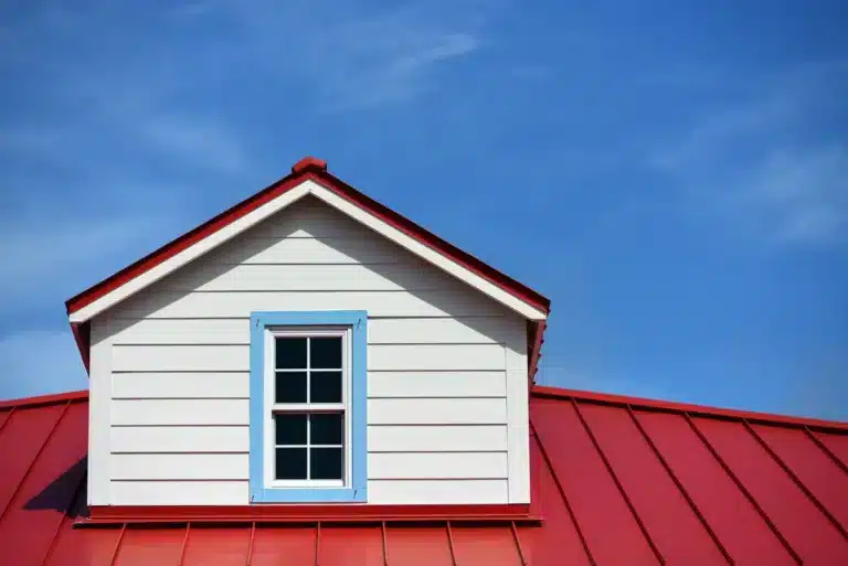 metal roof colors-red