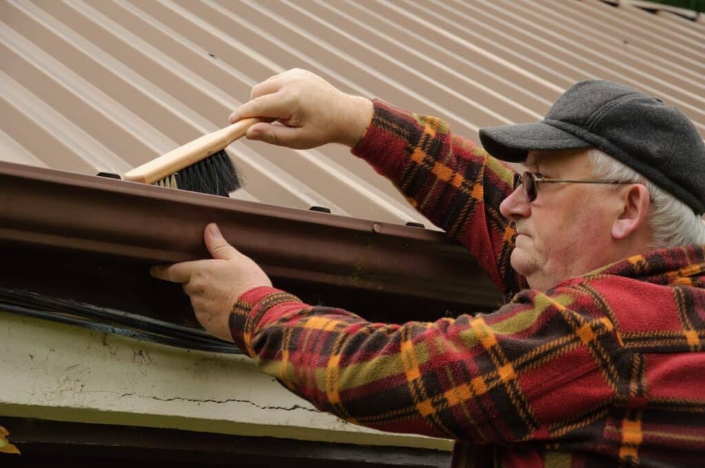 how to clean a metal roof